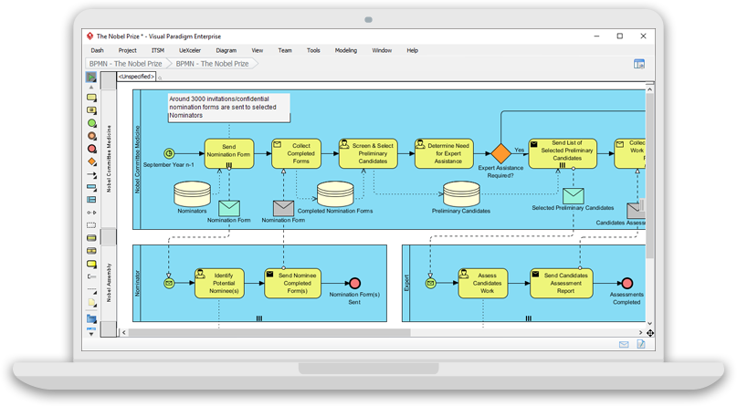 Essential UML, BPMN and Wireframe Software - Visual Paradigm Standard